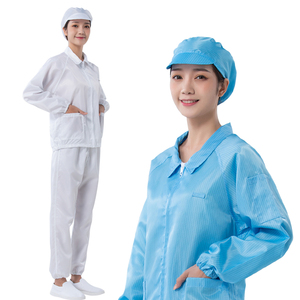 เสื้อกาวน์ป้องกันไฟฟ้าสถิตย์สำหรับห้องปลอดเชื้อและอุตสาหกรรมยา ขายส่ง - Product Image 5