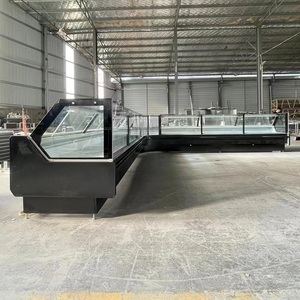 Congelador de conservación de carne de supermercado Vitrina de carne Refrigerador de exhibición comercial Congelador - Product Image 6