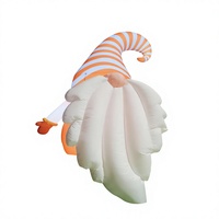 Nouveaux lutins Père Noël gonflables personnalisés, grand homme gonflable avec une barbe blanche