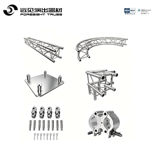 Système de treillis carré modulaire et assemblable à expansion infinie pour l'aménagement de stands d'exposition commerciale - Product Image 1