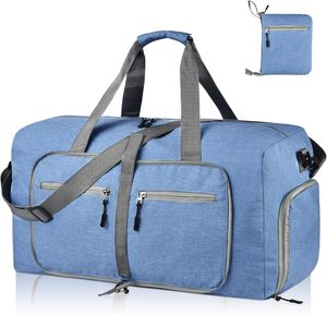 Muestra Gratis, Bolsa de Viaje Popular para Hombre y Mujer, Bolsa de Gimnasio Plegable Grande, Bolsa de Fin de Semana Ligera para Llevar - Product Image 5