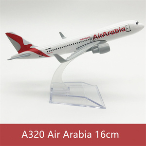 Artículos Promocionales y Regalos Empresariales al Por Mayor, Modelo de Avión Airbus A320 de Arabia Airlines a Escala 1:400 de 16 cm - Product Image 1