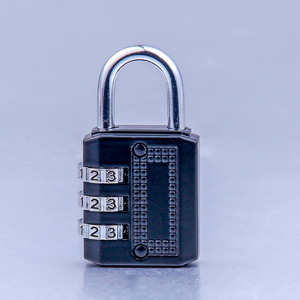 Jinhao Combination Padlock Zinc Alloy Rectangular 6.2mm Outdoor Mechanical <b>Lock</b> HB Series - Product Image 1