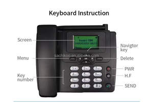 SACHIKOO ETS3125i <span class=keywords><strong>Telefono</strong></span> Fisso Cordless Wireless da Scrivania con Scheda SIM GSM per Chiamate e Accesso SIM - Product Image 2