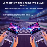 Konsol Game Retro Genggam Android Sumber Terbuka Portabel Ringkas Layar HD Joystick Mendukung Game Arcade Klasik Untuk Hiburan di Rumah