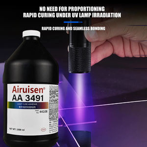 Non blanchissant les instruments transparents résistants aux vibrations résistants aux chocs thermiques de précision collant l'adhésif Shadowless UV - Product Image 2