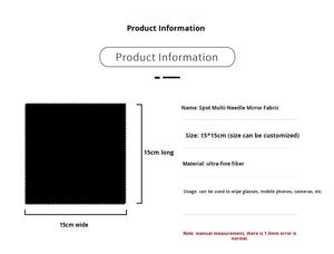 थोक माइक्रोफाइबर ने कपड़े के चश्मे को साफ करने वाले कपड़े के चश्मे को साफ करने वाले कपड़े के चश्मे साफ करते हुए कपड़े - Product Image 3