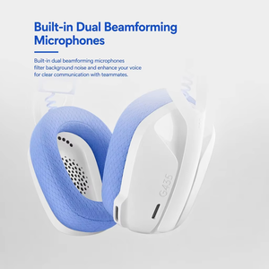 Auriculares Inalámbricos para Juegos <span class=keywords><strong>Logitech</strong></span> G435 <span class=keywords><strong>LIGHTSPEED</strong></span>+, 165g, Micrófonos Duales Integrados, Almohadillas de Espuma Viscoelástica, 18H de Duración, para Xbox PS5 - Product Image 3