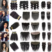 Bundle de cheveux brésiliens de haute qualité 10a 12a 40 pouces un donneur meilleur style de vague naturelle de vison vierge en gros