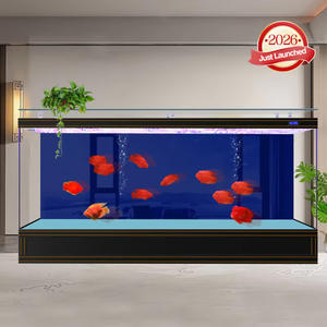<span class=keywords><strong>2026</strong></span> Nieuwe Ultra Witte Acryl/Glas Gesloten Vloerstaande Visbak Grote Woonkamer Thuis Arowana Achterfilter Geen Water <span class=keywords><strong>Aquarium</strong></span> - Product Image 3