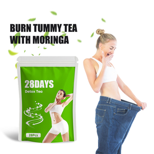 ชาดีท็อกซ์แบบผสมสำหรับท้องแบนพร้อมถั่วแดงและโพเรียโคโคส16สมุนไพร28ถุงชา - Product Image 1