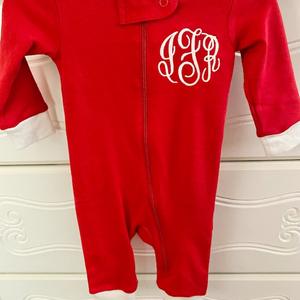 الأكثر مبيعًا ملابس أطفال أحادية اللون كلاسيكية للكريسماس بيجامات متطابقة مع أخوة أحمر قطنية للصبيان والفتيات بسحاب - Product Image 4