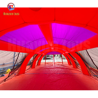 Couverture hermétique de tunnel de tente gonflable commerciale de grande tente extérieure Tunnel gonflable de taille personnalisée pour l'événement