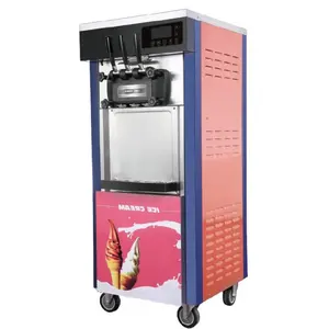 Commercial Soft Serve Ice Cream Making Machine Automatic Ice Cream Maker For Food Cart Catering Shops