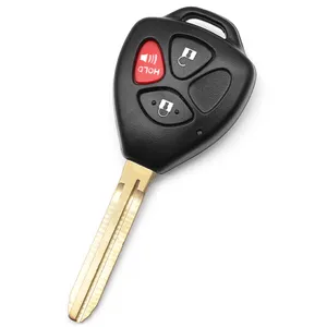 Vehicle Car Key Shell Suppliers 2 3 4 Buttons Remote Key Shell Cover Toy43 Toy48 for T-oyota