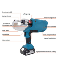 Pistol Rivet Hidrolik Elektrik Self Piercing 150 MM Kedalaman AC 220V 30-60KN Tekanan Tinggi Peralatan Perbaikan Bodi Mobil Pasca Kecelakaan