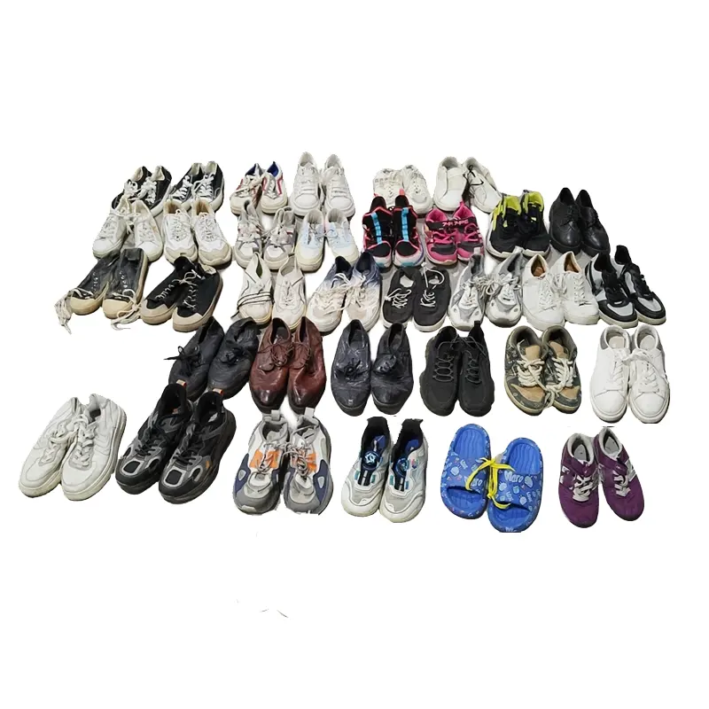 wholesale bales used shoes mixed adults and kids original shoes second hand shoes sack for container