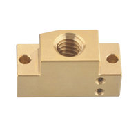 CNC fabricant personnalisé 5 aixs usinage de haute précision bornier laiton tournage fraisage blocs de laiton pour l'usinage