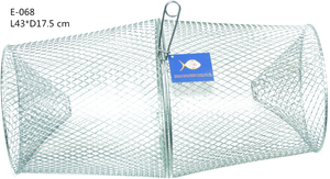 Trappola per esche di migliore qualità all'ingrosso per aragosta, gamberi, gamberetti, rete d'acciaio portatile per impieghi gravosi - Product Image 3