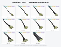 Kabel Harness Kustom Samtec ISS1-10-L 1.0mm 10 Pin Discrete Wire Latch UL3302 28AWG XLPE LSZH