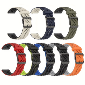 Correa Deportiva de Silicona de 22 mm para <span class=keywords><strong>Amazfit</strong></span> GTR 2/3/4, Hebilla de Seguridad, Material Transpirable, Repuesto para <span class=keywords><strong>Reloj</strong></span> <span class=keywords><strong>Inteligente</strong></span>, 10 Colores - Product Image 3