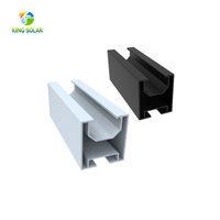 Accessoires de montage solaire KINGSOLAR, rail pour montage sur toit métallique, CE ISO OEM Factory