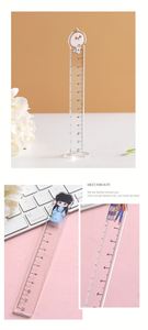 Règle en plastique acrylique découpée au laser, personnalisée, à succès en <span class=keywords><strong>2022</strong></span>, pour la promotion et l'école - Product Image 6