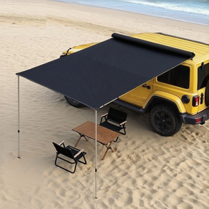 4X4 Offroad Retractable Folding Camper Self-Driving Tour Outdoor Camping LED Light Car <strong>Awning</strong> Tent - Product Image 1