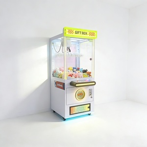 Commercial Gift Box Claw Machine Coin Operated Plush Toy Grabber Precise <b>Control</b> Adjustable Difficulty Clear Display NINIX Brand - Product Image 2