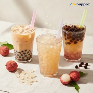 มันสำปะหลังและระเบิดลิ้นจี่ Boba Popping Boba - Product Image 5