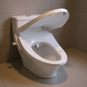 Asiento de Inodoro Inteligente Alargado con Control Remoto Eléctrico, Autolimpieza, Secador de Aire, Diseño Moderno, 110V 240V - Product Image 2