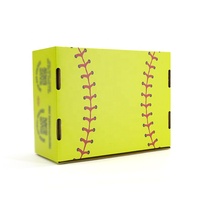 Boîte d'emballage en carton ondulé pour baseball, qualité professionnelle, boîtes d'abonnement pour fastpitch et baseball