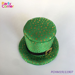 Màu Xanh Lá Cây <span class=keywords><strong>Shamrock</strong></span> Leprechaun <span class=keywords><strong>Top</strong></span> <span class=keywords><strong>Hat</strong></span> Trang Phục Phụ Kiện Saint Patricks Day Ngày <span class=keywords><strong>Hat</strong></span> - Product Image 3