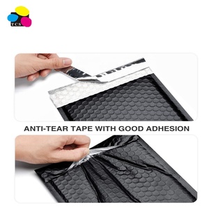 25 gói Màu Đen poly bong bóng bưu phẩm 6x10 inch độn vận chuyển phong bì của Trung Quốc nhà sản xuất cho bao bì và gửi thư - Product Image 3