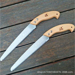 เลื่อยตัดแต่งกิ่งไม้พุ่มวิสทีเรีย 270 มม. ด้ามไม้ เครื่องมือทำสวนสำหรับตัดต้นไม้ผลไม้ - Product Image 3