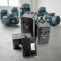 Convertidor de Frecuencia Monofásico AC Drive VFD con Control Vectorial 2.2KW 4KW 1.5KW VFD para Motor de Compresor Industrial