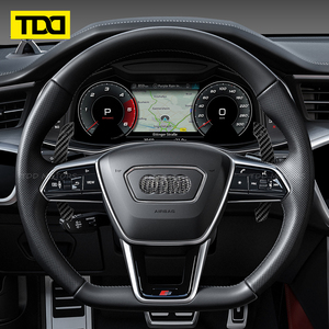 Leviers de vitesses magnétiques en fibre de carbone 100% réelle pour A6 A7 S6 S7 RS6 RS7 C8 - Product Image 1