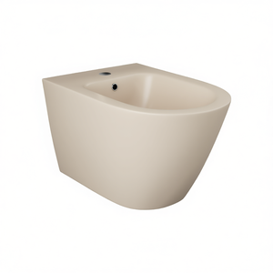 Bidé Suspendido de Pared de 58 cm de Longitud con Fijación Oculta, Acabado Mate Cappuccino Opaco - Product Image 3