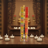 Bâtons d'encens Bouddha 80 cm, colorés, avec motifs de dragon et de personnages en relief, de haute qualité, pour la maison et les offrandes au temple