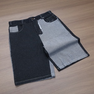 Pantalones Cortos de Mezclilla Holgados de Moda Urbana para Hombre con Logotipo Personalizado, Estilo Vintage, Pantalones Cortos de Trabajo, Pantalones Cortos con Parches - Product Image 3