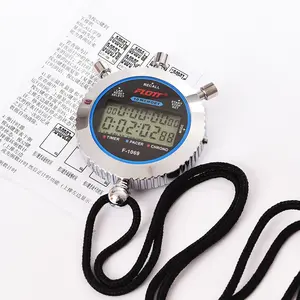 Metalen Digitale Timer Sport Stopwatch Geheugen Waterdicht Elektronisch Hardlopen Stopwatch Professionele Countdown Timers