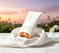 Nouveau design, tube de massage pour le cou en plastique personnalisé, emballage de luxe avec double rouleau en caoutchouc, 100ml, 120ml, 150ml