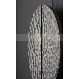 Placa Decorativa de Acero Inoxidable EX771 304, Acabado Martillado Antiguo en Bronce Rojo Ennegrecido, Estándar JIS, para Aplicaciones en Paredes y Techos - Product Image 6