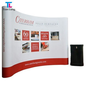 Telón de Fondo de Tela de Doble Cara Tianlang de 10 pies, Impresión Personalizada, Pared de Tela para Exhibiciones, Bodas, Modelo de Exhibición de Aluminio - Product Image 5