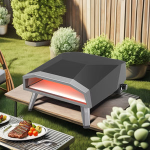 Horno de Pizza a Gas Giratorio de 16 Pulgadas con Bolsa de Transporte Estufa de Mesa Multicombustible GLP para Camping <span class=keywords><strong>al</strong></span> Aire Libre Parrillas BBQ y Horneado con <span class=keywords><strong>Leña</strong></span> - Product Image 5