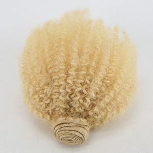 En gros 613 Blonde 100 Européenne Non Transformés Cheveux Humains Afro-kc Bundles Pour Les Femmes Cheveux <span class=keywords><strong>Tissage</strong></span> Tressage Blonde Afro-kc Bundles - Product Image 6