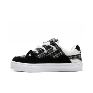 Chaussures en microfibre respirantes à lacets, style rétro chic, tendance Instagram, mocassins de skateboard polyvalents, décontractées et confortables - Product Image 1