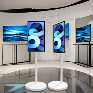 Battery Power Wireless Portable TV 32Inch <strong>Stand</strong> Smart TV with Camera Touch Screen <strong>Display</strong> <strong>Rotate</strong> Android <strong>Mobile</strong> TV Rechargeable - Product Image 2