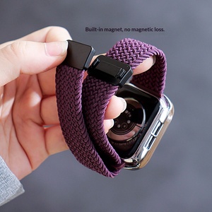 Correa Magnética Universal de Nailon Trenzado |   Compatible con Apple <span class=keywords><strong>Watch</strong></span>, <span class=keywords><strong>Huawei</strong></span> <span class=keywords><strong>GT</strong></span>, Samsung |   Correa de reloj de 18/20/22 mm - Product Image 3