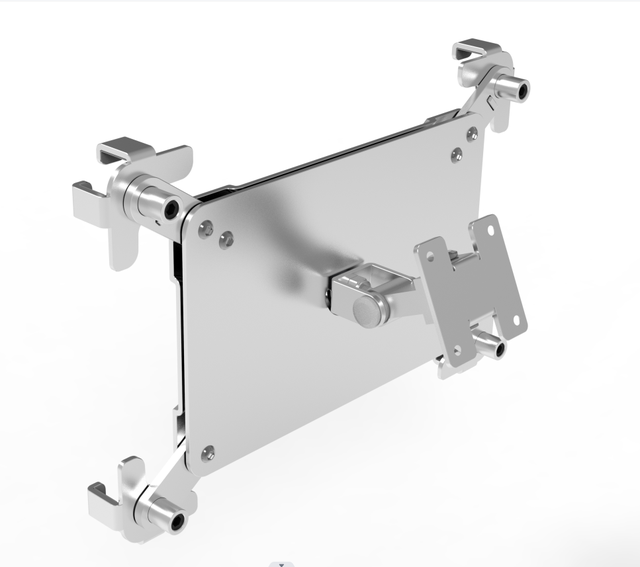 New Customized Heavy Duty Aluminum Alloy Anti-theft Wall Mount Tablet Stand with Great Compatibility